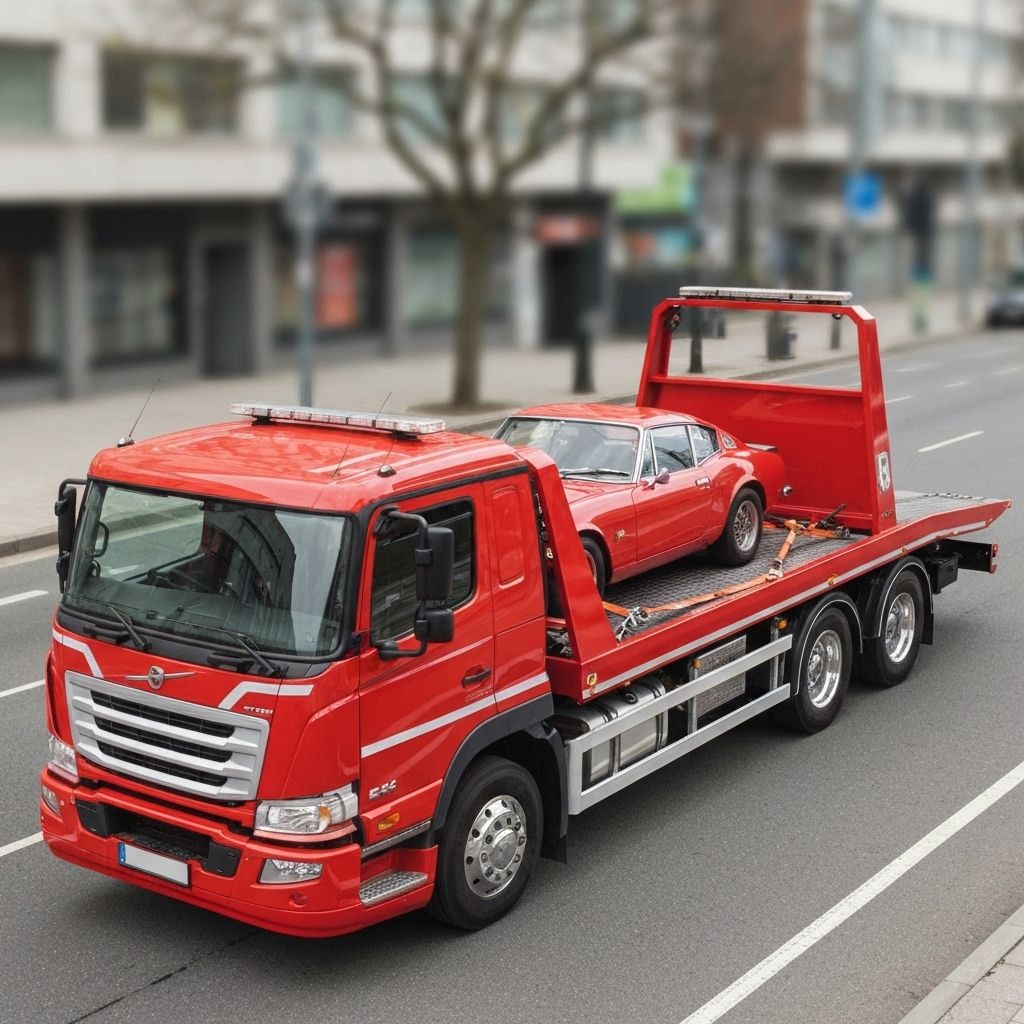 Professional towing service